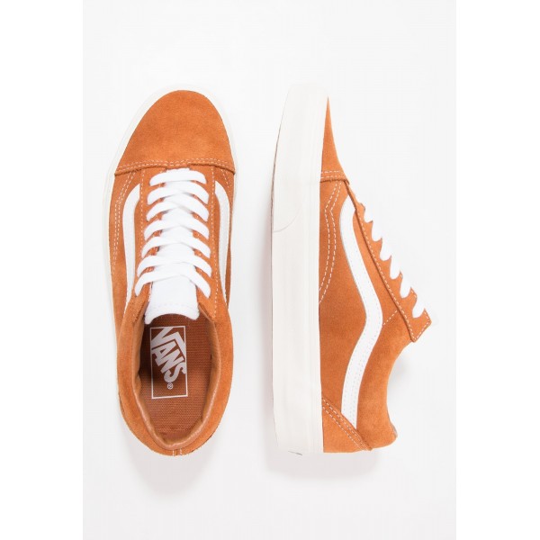 Damen / Herren Vans UA OLD SKOOL - Sportschuhe Low - Glazed Ginger/Orange Braun/Weiß