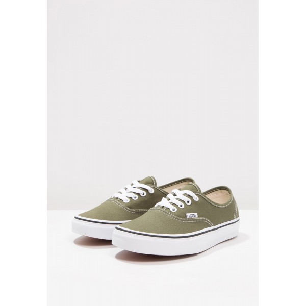 Damen / Herren Vans UA AUTHENTIC - Laufschuhe Low - Dunkel Oliv/True Weiß