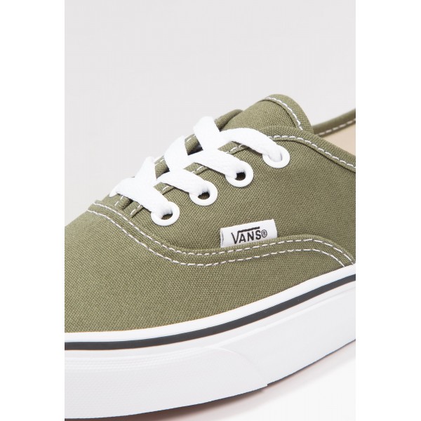 Damen / Herren Vans UA AUTHENTIC - Laufschuhe Low - Dunkel Oliv/True Weiß