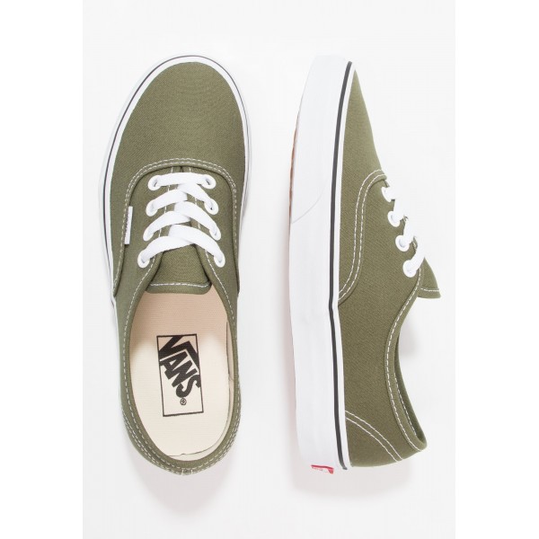 Damen / Herren Vans UA AUTHENTIC - Laufschuhe Low - Dunkel Oliv/True Weiß