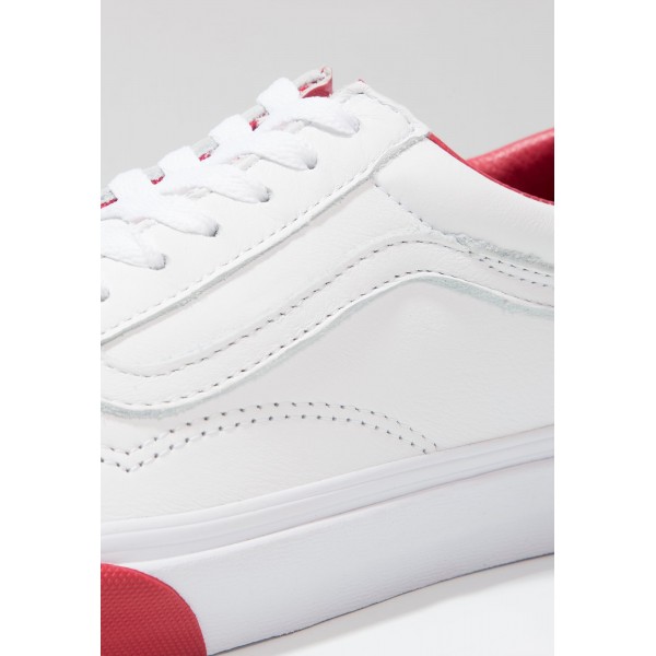 Damen / Herren Vans UA OLD SKOOL - Fitnessschuhe Low - Weiß/Tomatenrot