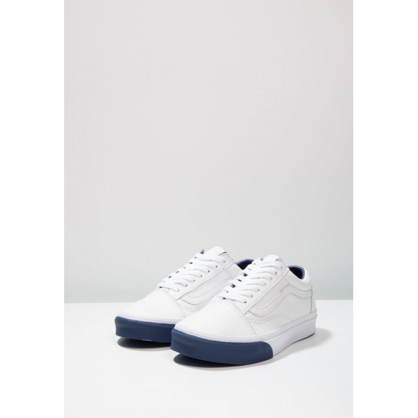 Damen / Herren Vans UA OLD SKOOL - Sportschuhe Low - Weiß/Dunkel Mitternachtsblau