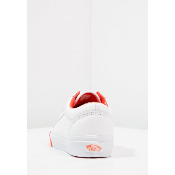Damen / Herren Vans UA OLD SKOOL - Schuhe Low - True Weiß/Mango Orange