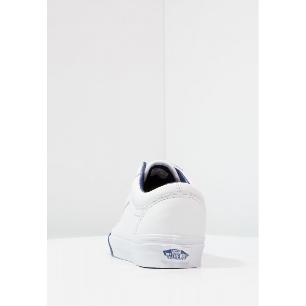 Damen / Herren Vans UA OLD SKOOL - Sportschuhe Low - Weiß/Dunkel Mitternachtsblau