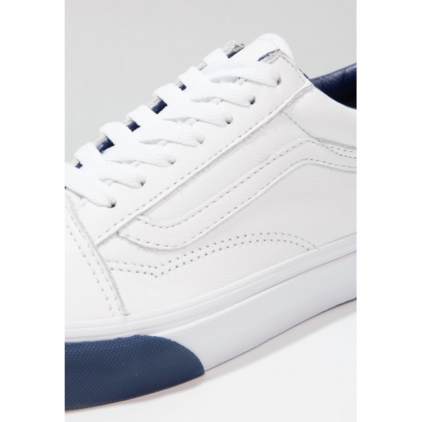 Damen / Herren Vans UA OLD SKOOL - Sportschuhe Low - Weiß/Dunkel Mitternachtsblau