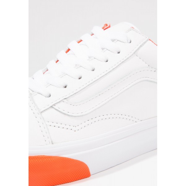 Damen / Herren Vans UA OLD SKOOL - Schuhe Low - True Weiß/Mango Orange