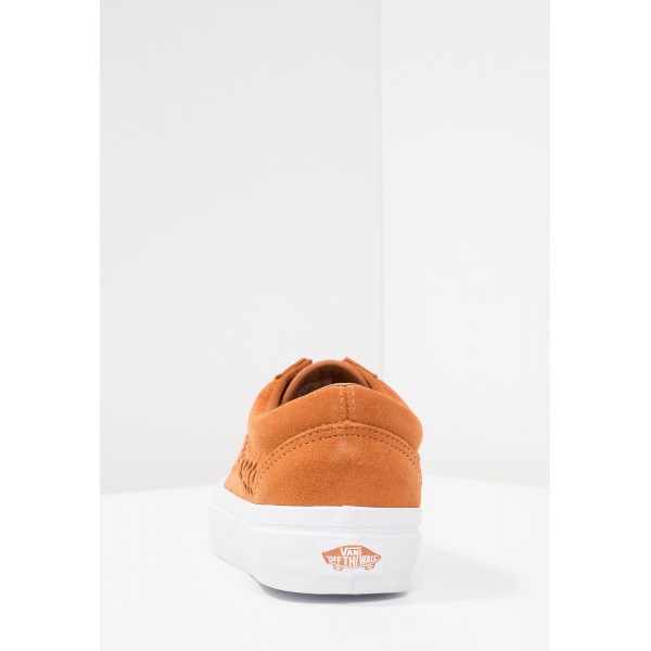 Damen Vans OLD SKOOL WEAVE DX - Trainingsschuhe Low - Glazed Ginger/Camel Braun