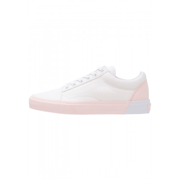 Damen Vans OLD SKOOL - Fitnessschuhe Low - Weiß/Hellrosa