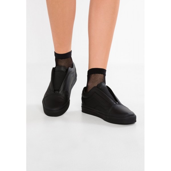 Damen Vans OLD SKOOL LACELESS - Schuhe Low - Anthrazit Schwarz