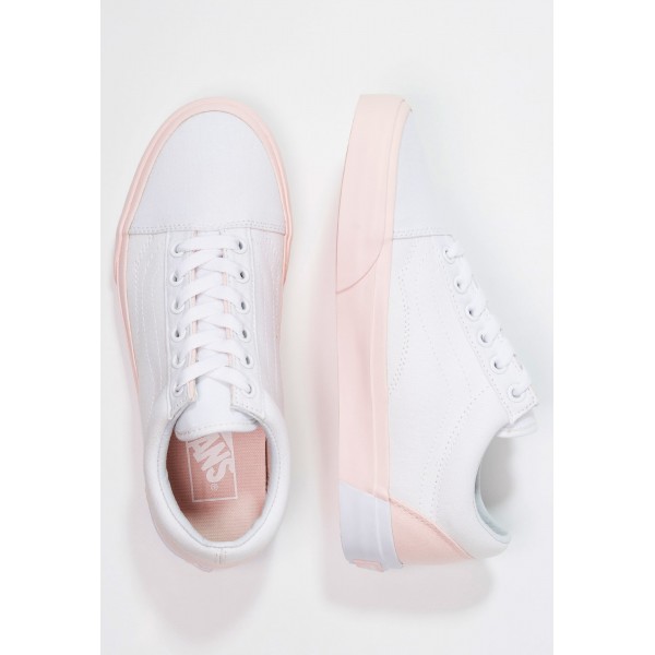 Damen Vans OLD SKOOL - Fitnessschuhe Low - Weiß/Hellrosa