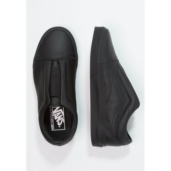 Damen Vans OLD SKOOL LACELESS - Schuhe Low - Anthrazit Schwarz