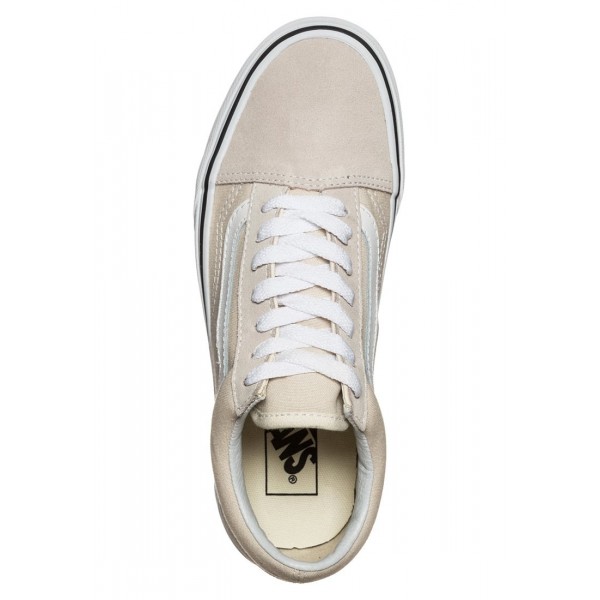Damen Vans OLD SKOOL - Laufschuhe Low - Birch Beige/Cremeweiß/Weiß