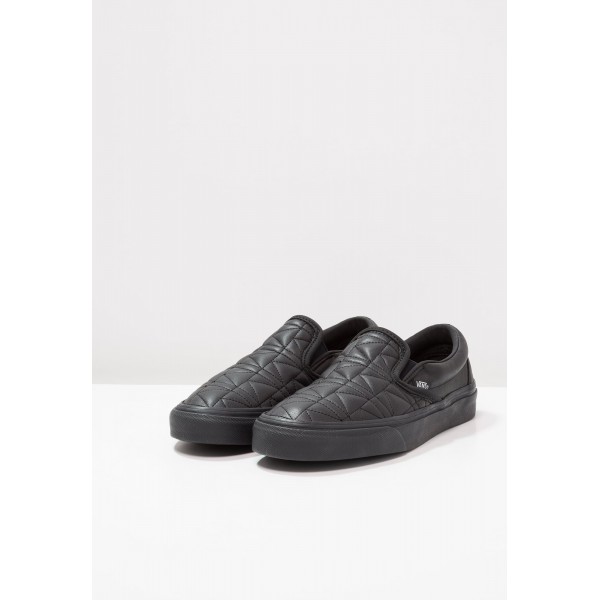 Damen Vans CLASSIC SLIP-ON - Laufschuhe Low - Anthrazit Schwarz/Obsidian Schwarz