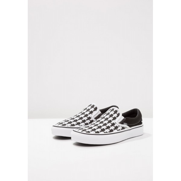 Damen Vans CLASSIC SLIP-ON - Slipper - Anthrazit Schwarz/True Weiß