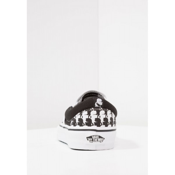 Damen Vans CLASSIC SLIP-ON - Slipper - Anthrazit Schwarz/True Weiß