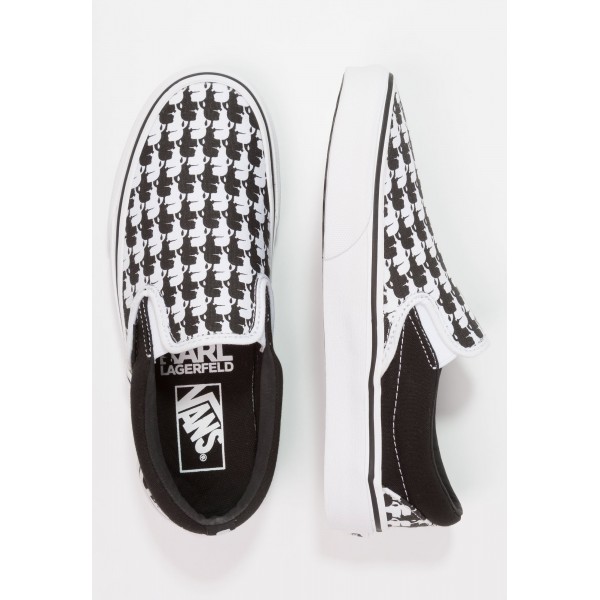 Damen Vans CLASSIC SLIP-ON - Slipper - Anthrazit Schwarz/True Weiß