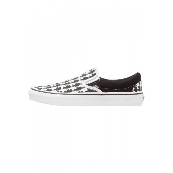 Damen Vans CLASSIC SLIP-ON - Slipper - Anthrazit Schwarz/True Weiß