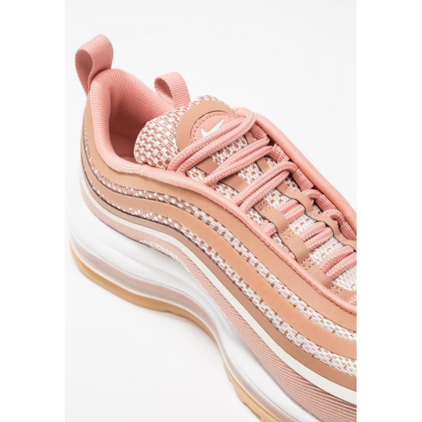 Damen Nike Footwear Für Sport W AIR MAX 97 UL 17 - Sportschuhe Low - Metallic Rose Gold/Gum Hell Braun/Reines Weiß