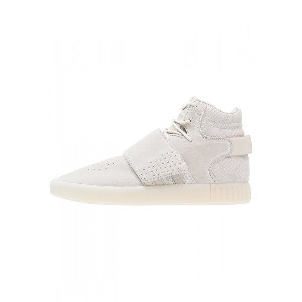 Damen / Herren Adidas Originals TUBULAR INVADER - Freizeitschuhe Hoch - Elfenbein/Rauchweiß