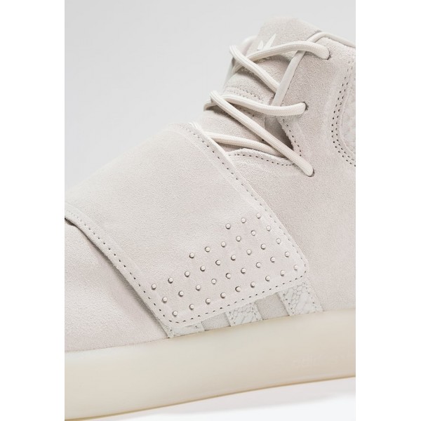 Damen / Herren Adidas Originals TUBULAR INVADER - Freizeitschuhe Hoch - Elfenbein/Rauchweiß