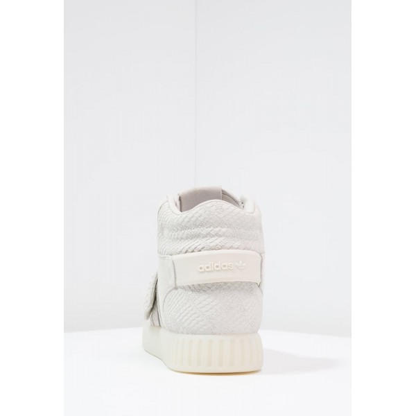 Damen / Herren Adidas Originals TUBULAR INVADER - Freizeitschuhe Hoch - Elfenbein/Rauchweiß