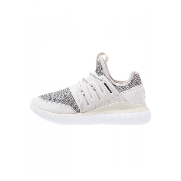 Damen / Herren Adidas Originals TUBULAR RADIAL - Trainingsschuhe Low - Elfenbein/Hellbraun/Schwarz/Creme Weiß