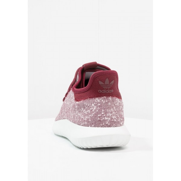 Damen / Herren Adidas Originals TUBULAR SHADOW - Schuhe Low - Collegiate Burgund/Kristallweiß