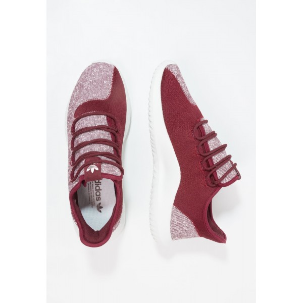 Damen / Herren Adidas Originals TUBULAR SHADOW - Schuhe Low - Collegiate Burgund/Kristallweiß