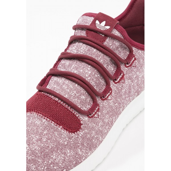 Damen / Herren Adidas Originals TUBULAR SHADOW - Schuhe Low - Collegiate Burgund/Kristallweiß