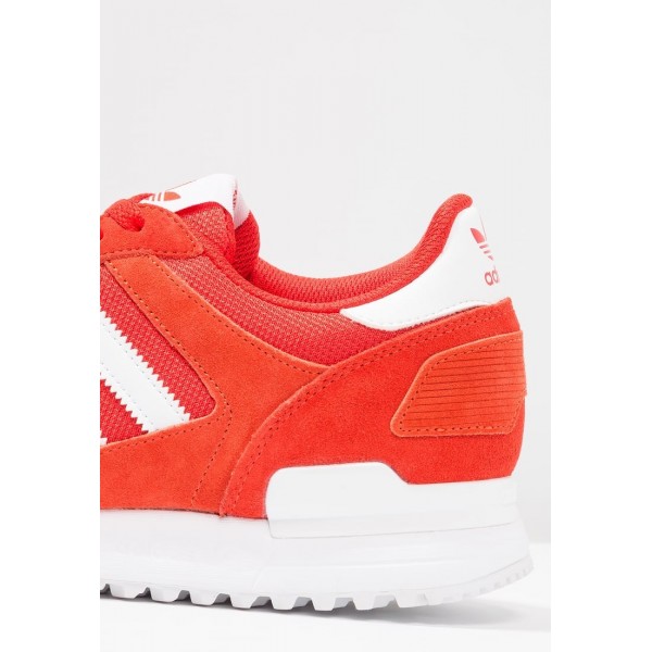 Damen / Herren Adidas Originals ZX 700 - Schuhe Low - Tomatenrot/Orange/Weiß
