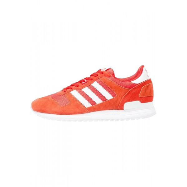 Damen / Herren Adidas Originals ZX 700 - Schuhe Low - Tomatenrot/Orange/Weiß