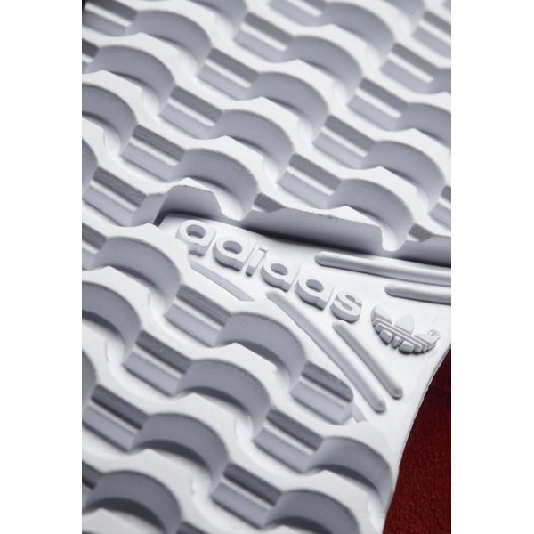 Damen / Herren Adidas Originals ZX 700 - Schuhe Low - Dunkel Firebrick Rot/Weiß/Footwear Weiß