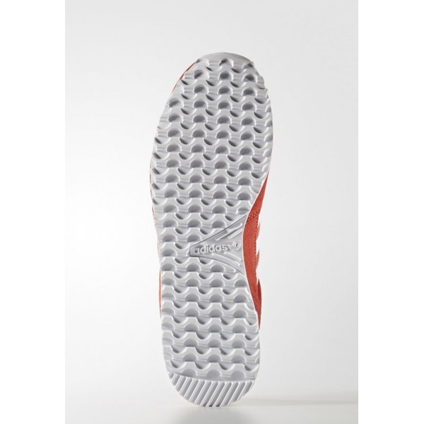 Damen / Herren Adidas Originals ZX 700 - Schuhe Low - Dunkel Firebrick Rot/Weiß/Footwear Weiß