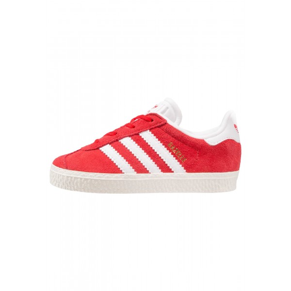 Kinder Adidas Originals GAZELLE I - Running Sneakers Low - Scharlachrot/Hochrot/Weiß/Gold