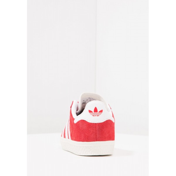 Kinder Adidas Originals GAZELLE I - Running Sneakers Low - Scharlachrot/Hochrot/Weiß/Gold
