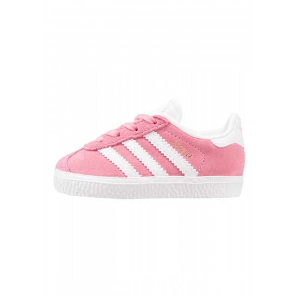 Kinder Adidas Originals GAZELLE I - Laufschuhe Low - Coral Pink/Korallenrot/Weiß/Footwear Weiß