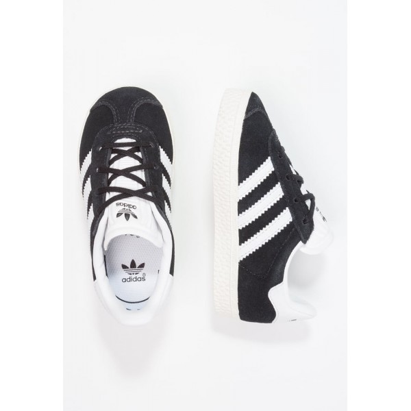 Kinder Adidas Originals GAZELLE I - Shoes Running Low - Anthrazit Schwarz/Core Black/Weiß/Gold Metallic