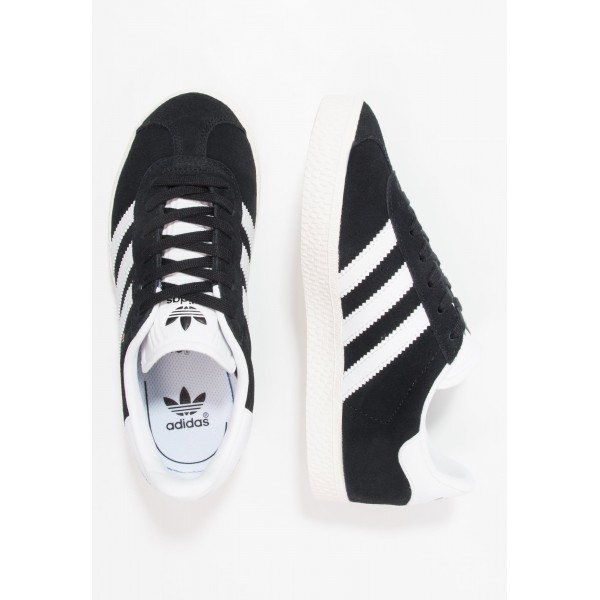 Kinder Adidas Originals GAZELLE - Schuhe Low - Anthrazit Schwarz/Core Black/Weiß/Gold Metallic
