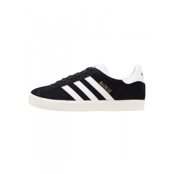 Kinder Adidas Originals GAZELLE - Schuhe Low - Anthrazit Schwarz/Core Black/Weiß/Gold Metallic