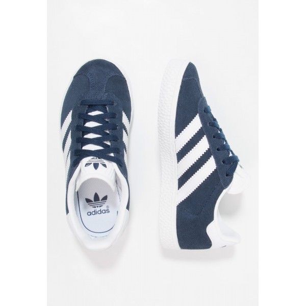 Kinder Adidas Originals GAZELLE - Fitnessschuhe Low - Dunkelmarine/Tiefblau/Weiß/Footwear Weiß