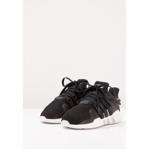 Kinder Adidas Originals EQT SUPPORT ADV C - Trainingsschuhe Low - Anthrazit Schwarz/Dunkel Schokolade/Weiß/Footwear Weiß