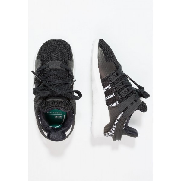 Kinder Adidas Originals EQT SUPPORT ADV - Turnschuhe Low - Anthrazit Schwarz/Core Black/Weiß/Footwear Weiß